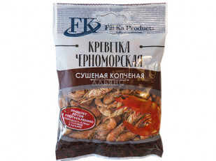 Сурские гренки Буженина с хреном (100 гр): Креветка Черноморская (копченая) (25гр)