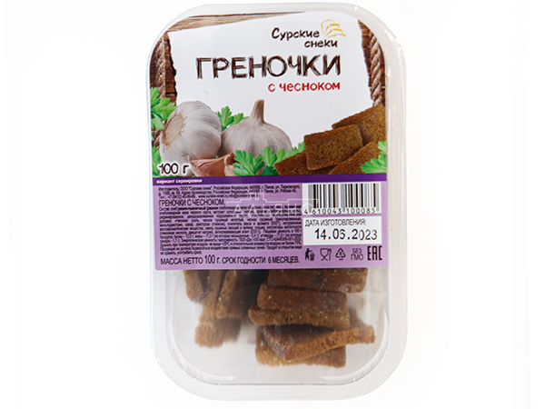 Сурские гренки с Чесноком (100 гр) в Прокопьевске