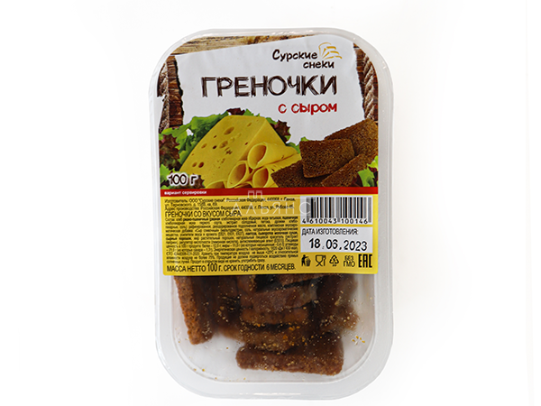 Сурские гренки со вкусом Сыра (100 гр) в Прокопьевске