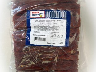 Кальмар щупальца (мелкие) холодного копчения: Морской лизун с перцем вяленый