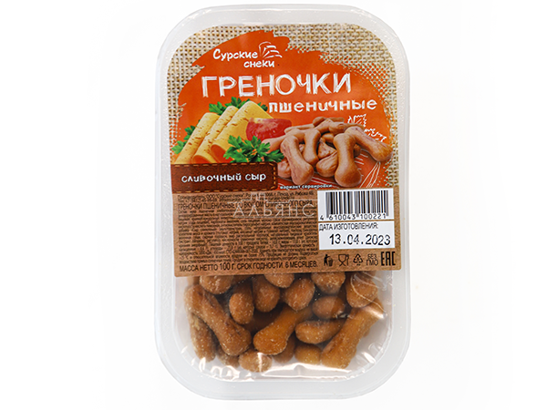 Сурские (ПШЕНИЧНЫЕ) Сливочный сыр (100 гр) в Прокопьевске