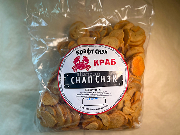 Снапсы ПШЕНИЧНЫЕ "Краб" в Прокопьевске