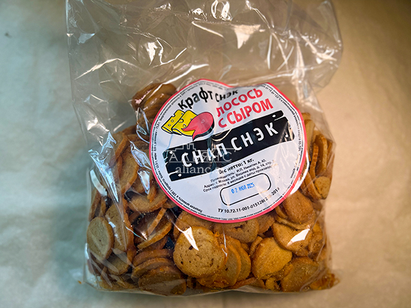 Снапсы ПШЕНИЧНЫЕ "Лосось с сыром" в Прокопьевске