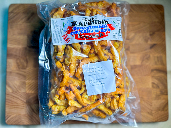 Жареный сыр "ВКУСНЯШКА" со вкусом сметаны и лука (500 гр) в Прокопьевске