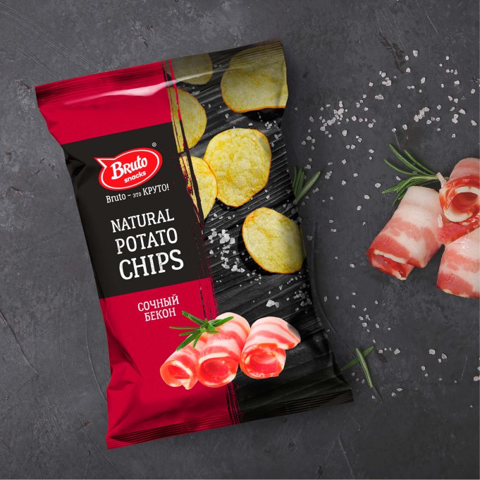 Картофель «Бруто» со вкусом бекона 130 гр. в Прокопьевске