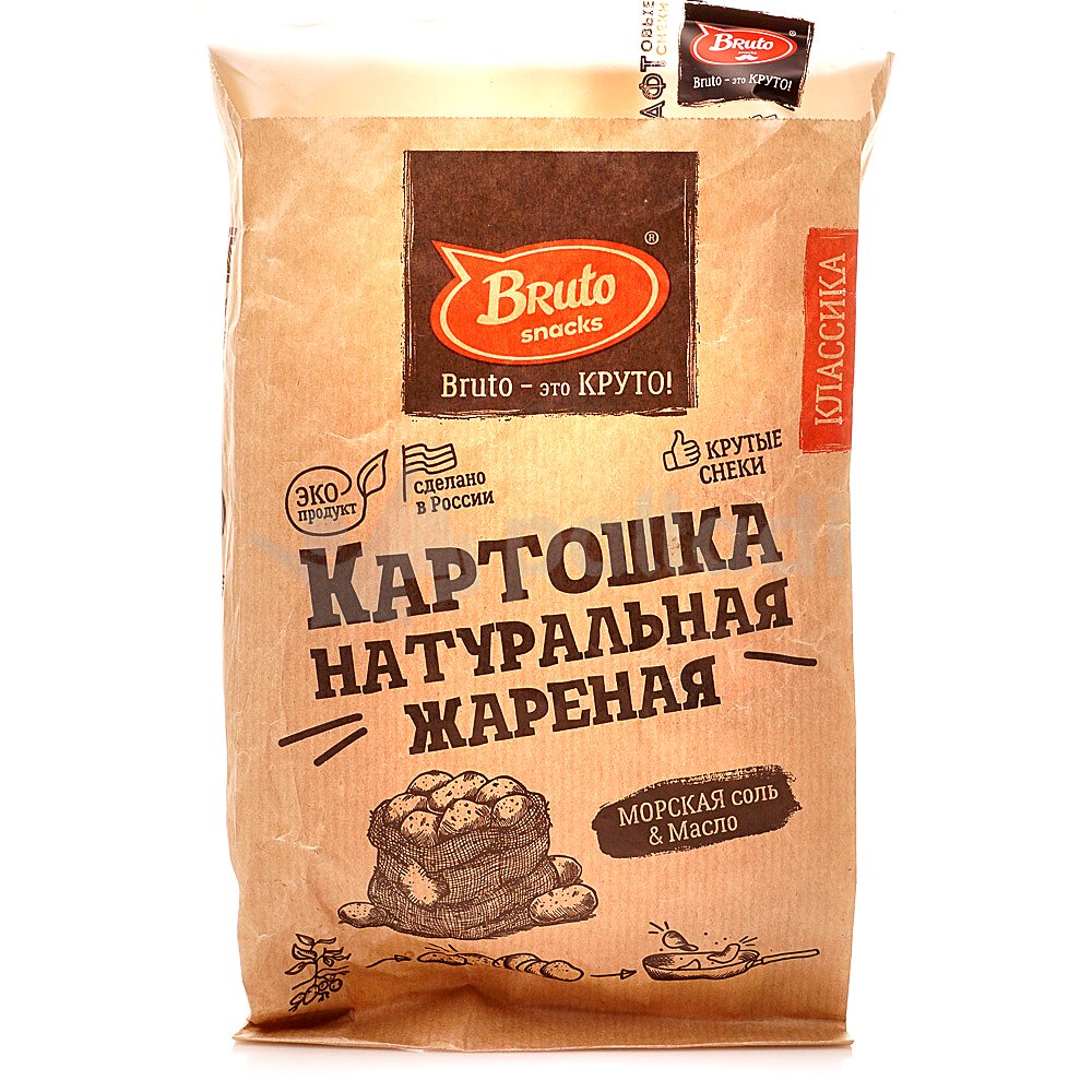Картофель «Бруто» с солью 70 гр. в Прокопьевске