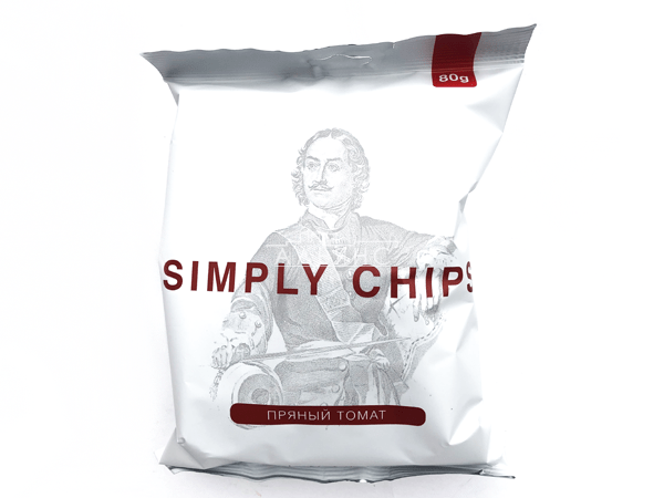 Картофельные чипсы "Simple chips" Пряный томат 80 гр. в Прокопьевске